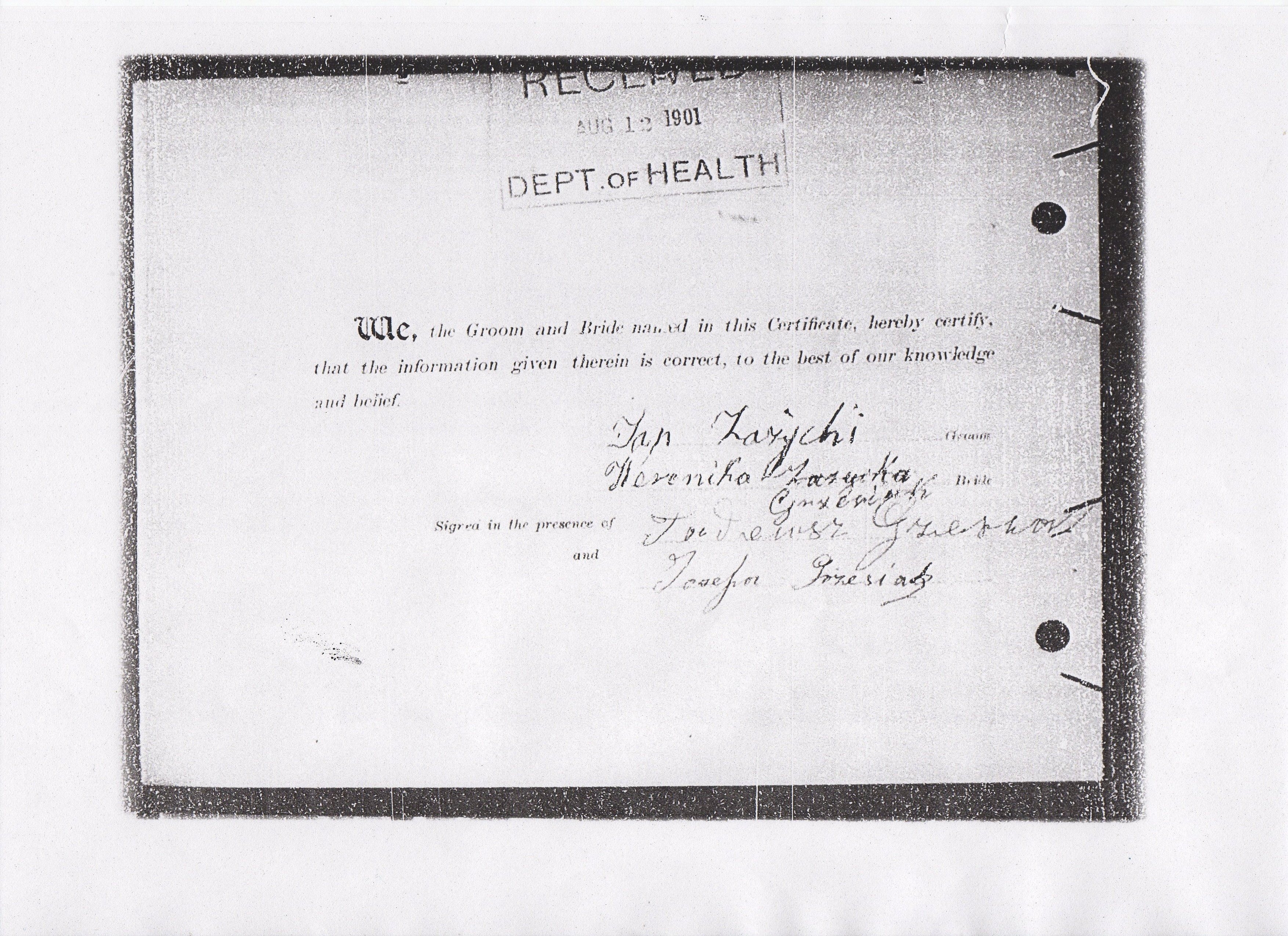 Jan &amp; Weronika Zazycki Marriage 2