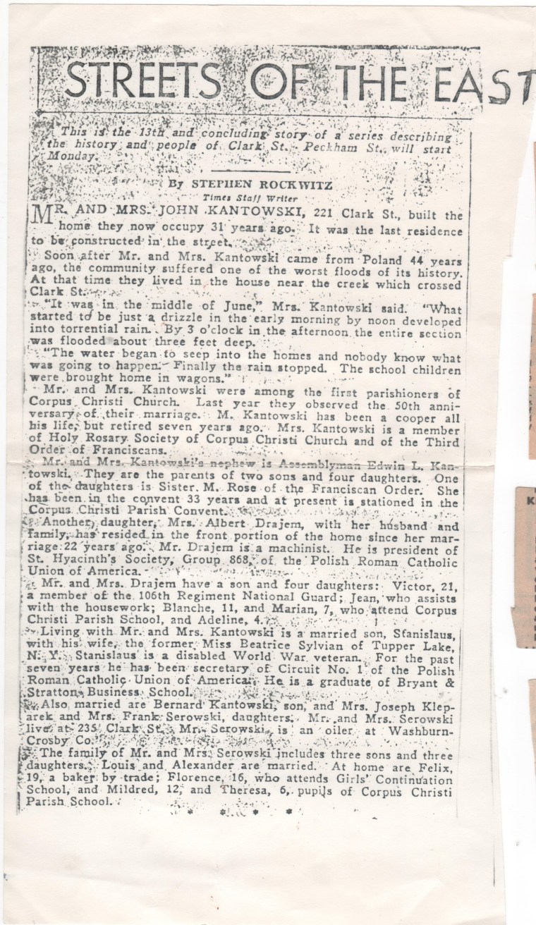 Streets of the East John &amp; Mary Kantowski interview