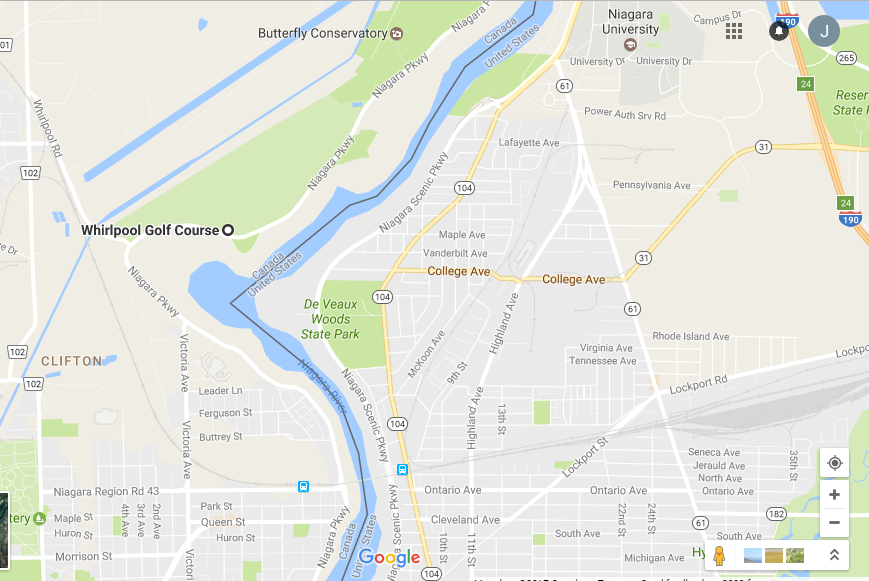 Whirlpool golf course