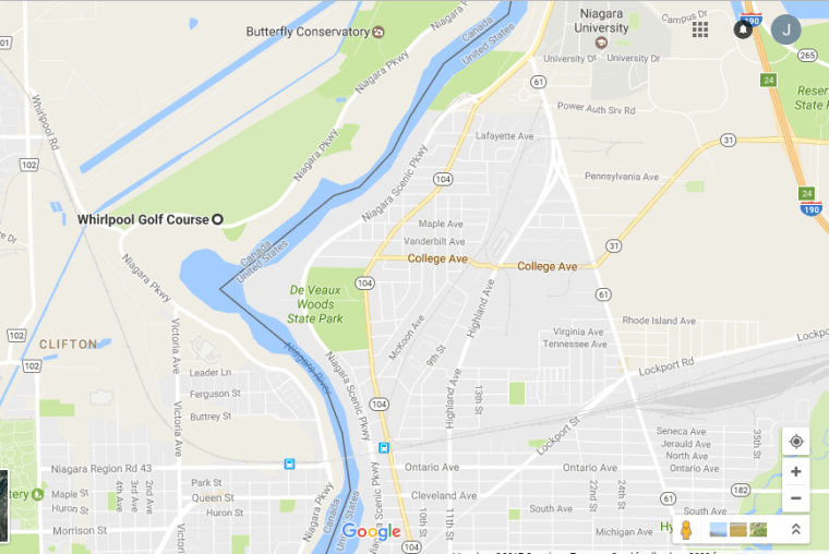 Whirlpool golf course