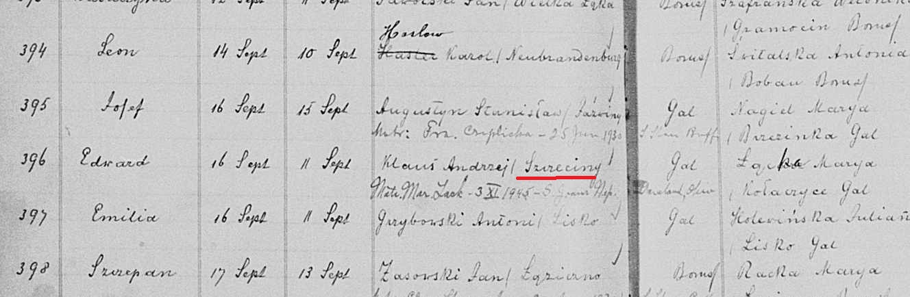 Edward Klaus birth marked