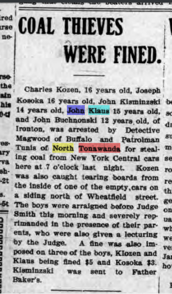 John Klaus coal theft