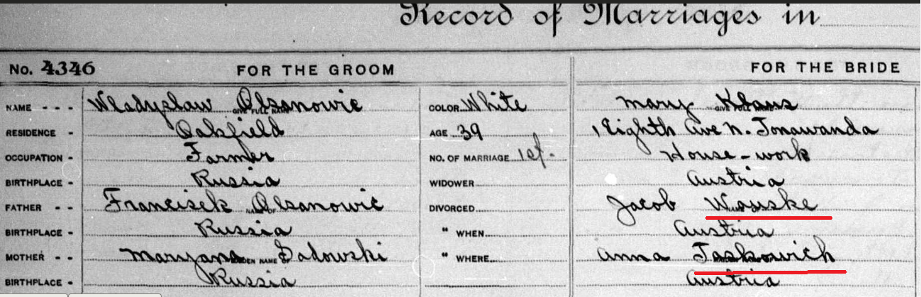 Wladyslaw Olszanowicz and Mary Klaus