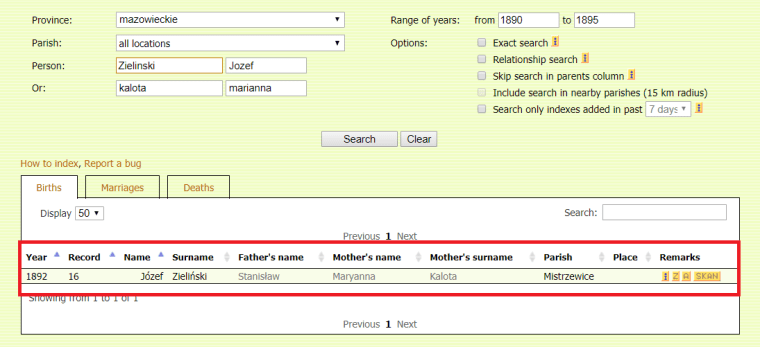Jozef Zielinski birth