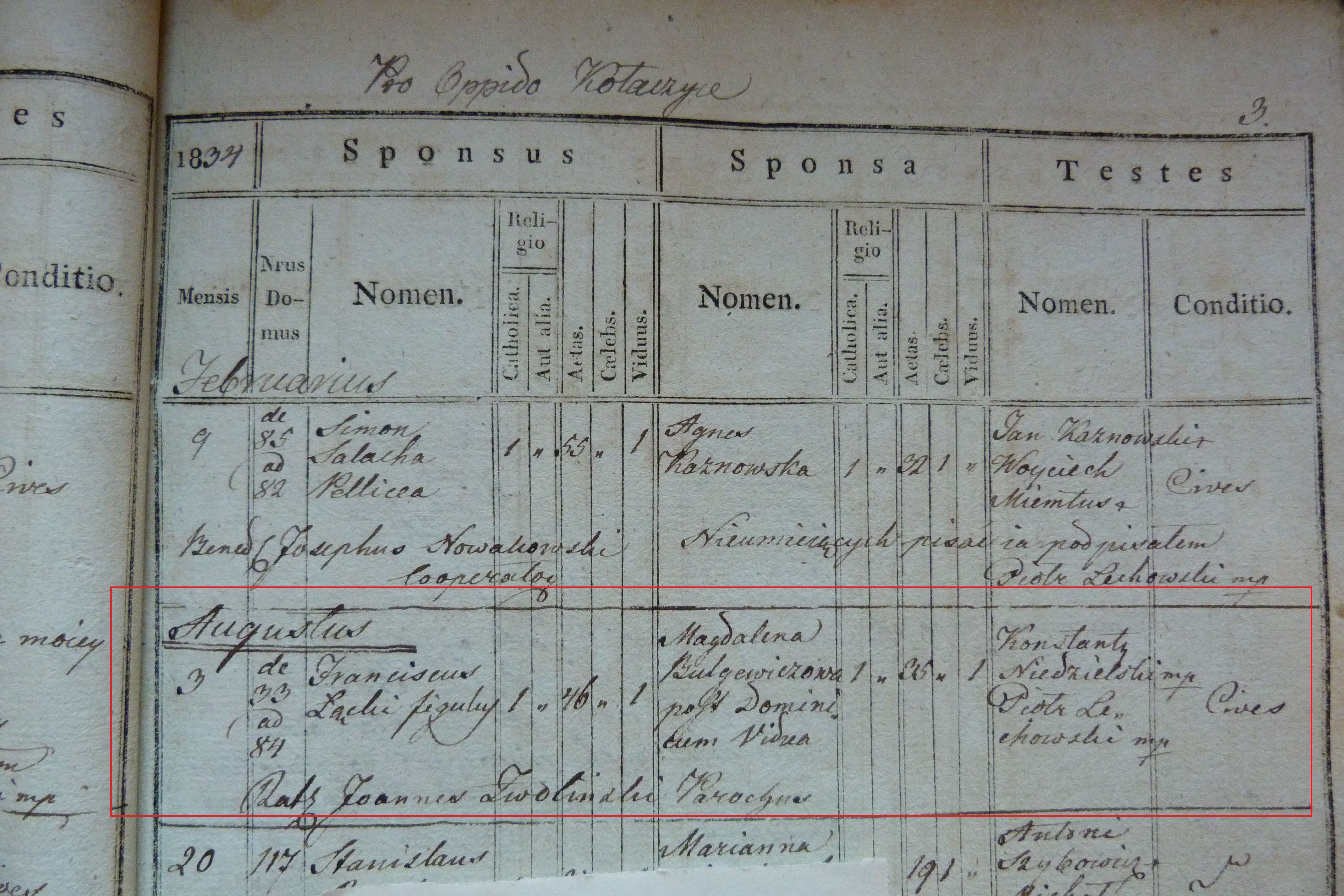 Franciscus Lacki marriage2 marked