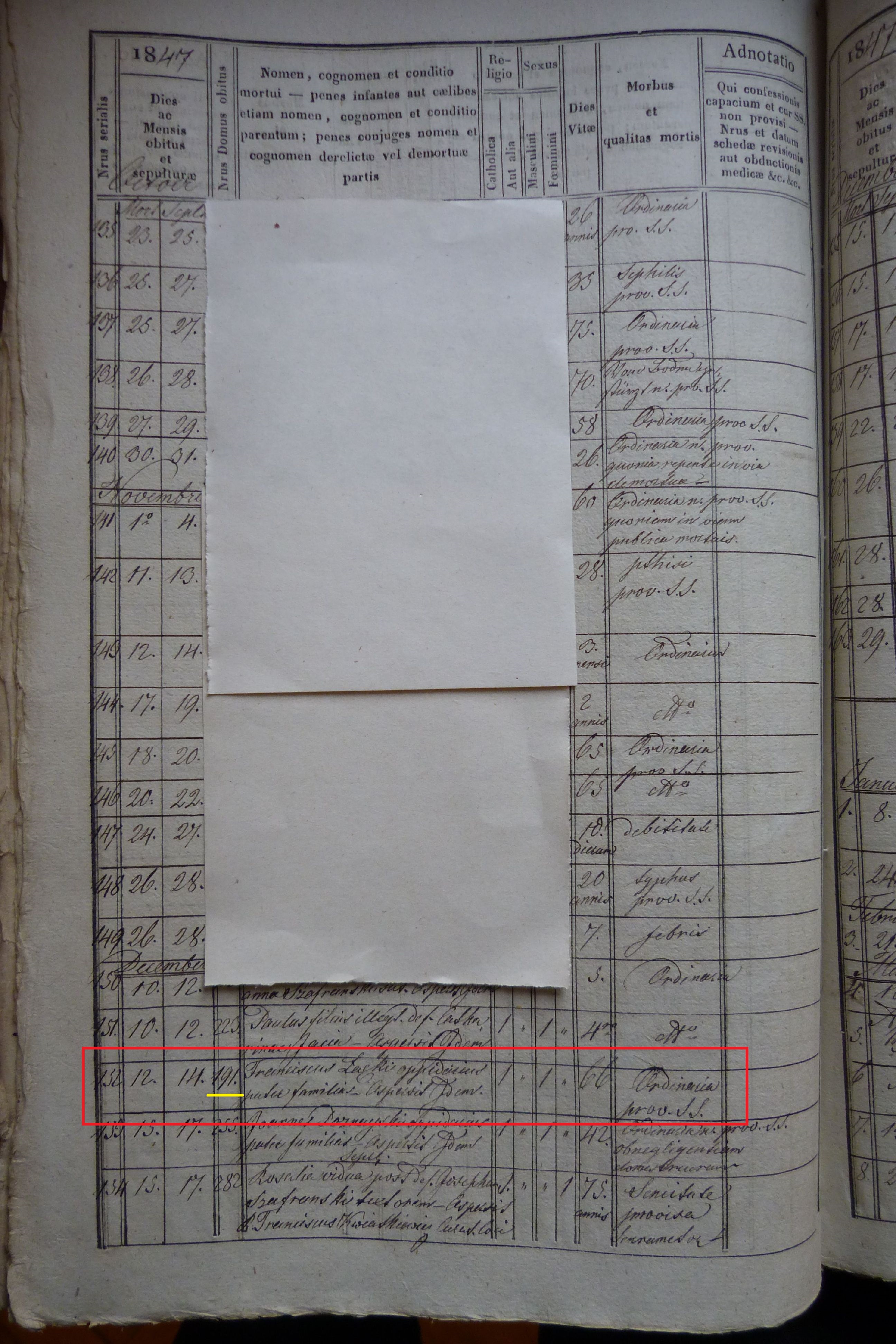 Franciszek Lacki death 1847 image 2