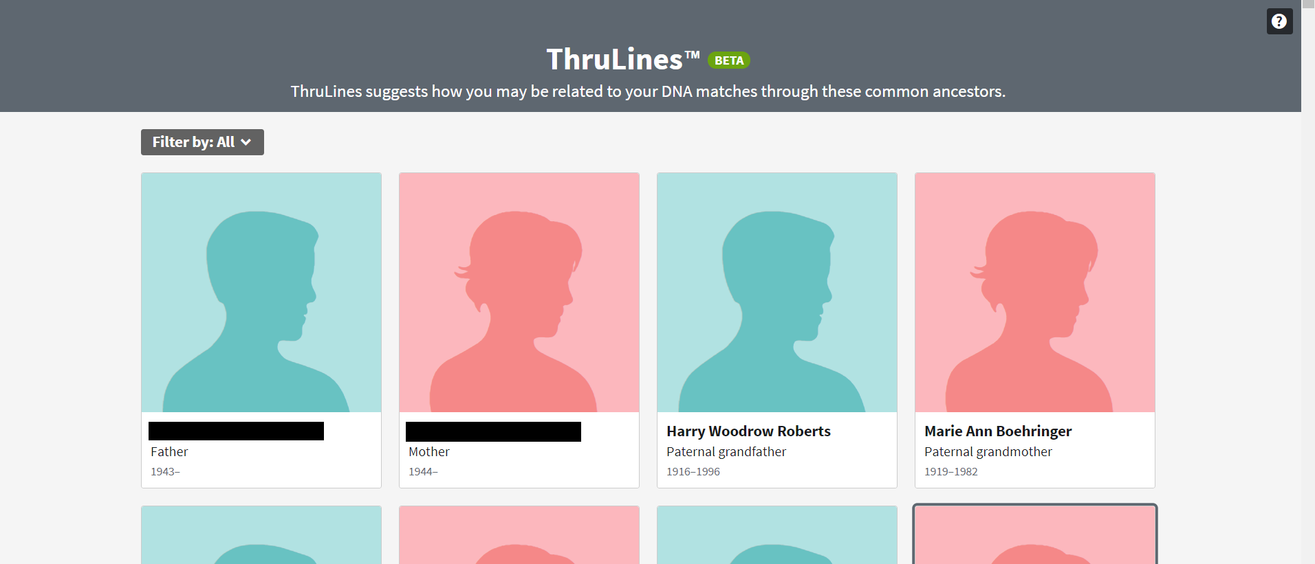 ThruLines second screen