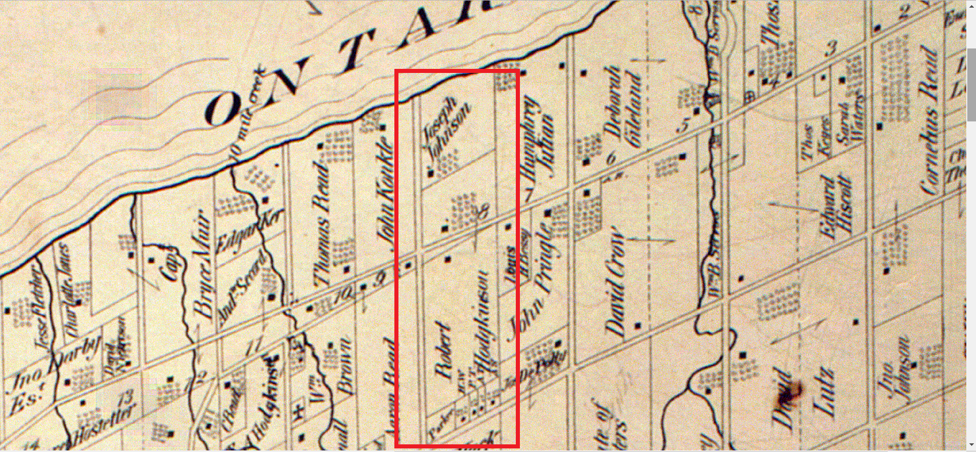 Robert Hodgkinson's land close crop